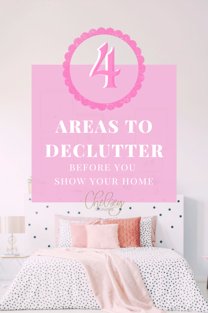 four areas to declutter before you show your home