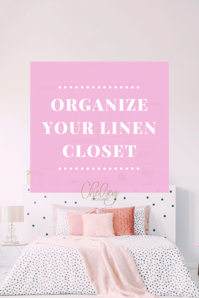 Organize Your Linen Closet title page 